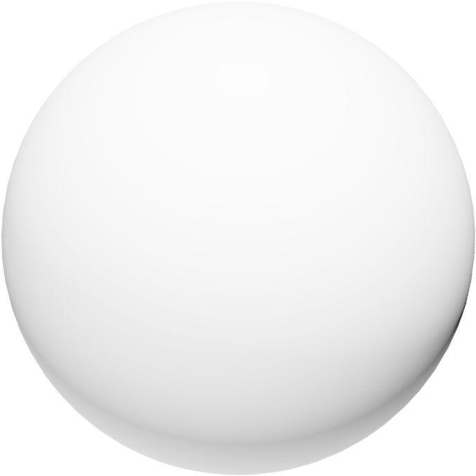 3d white circle