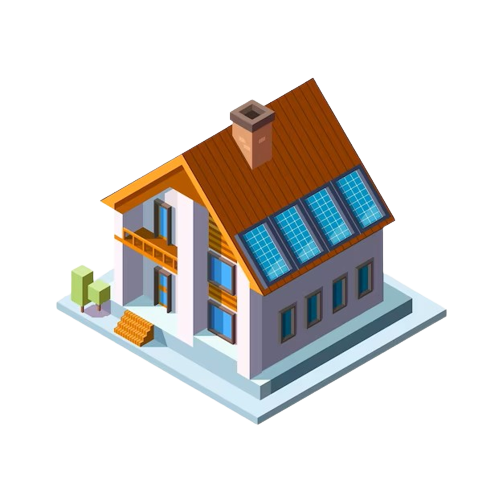 solar panels roof green eco energy sunny economy photovoltaic panels vector isometric house panel solar energy alternative electricity power